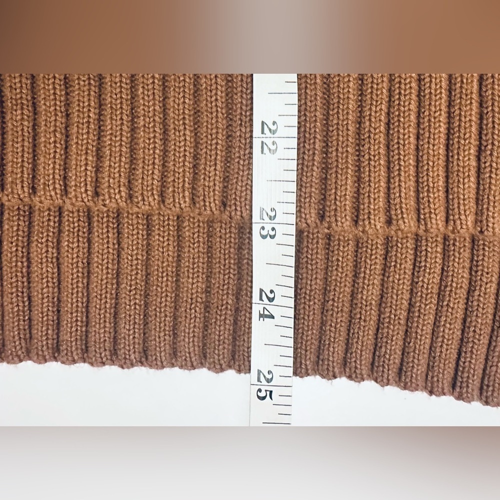 French Connection Mozart Popcorn Stitch Brown Sleeveless Sweater, Women’s Large - Picture 5 of 10